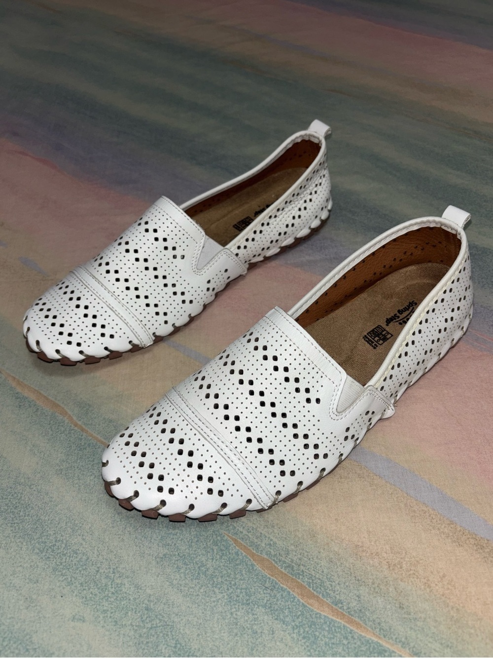 Spring Step Fusaro Loafer Shoe White Size EU 41 / US 10